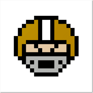 8-Bit Helmet - New Orleans Posters and Art